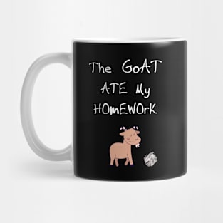 The Goat Ate My Homework! Mug